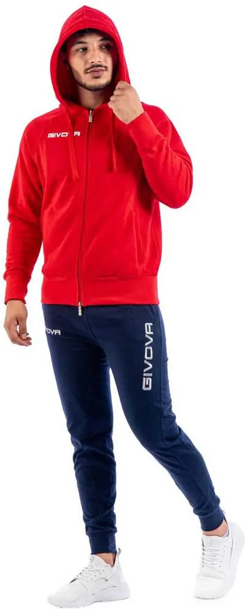 Givova King Trainingspak - Rood/Blauw XL - afbeelding 2 van 5