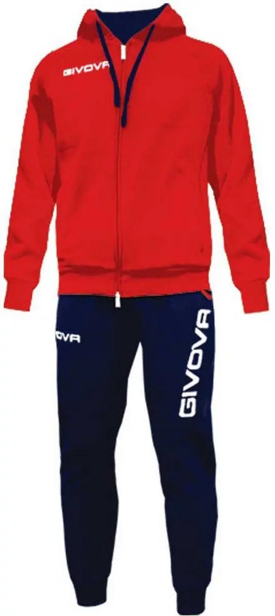 Givova King Trainingspak - Rood/Blauw XL - afbeelding 4 van 5