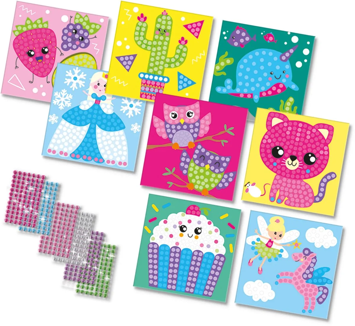 SES Creative Hobby Pink Diamond Painting - 1080 Stickers Original