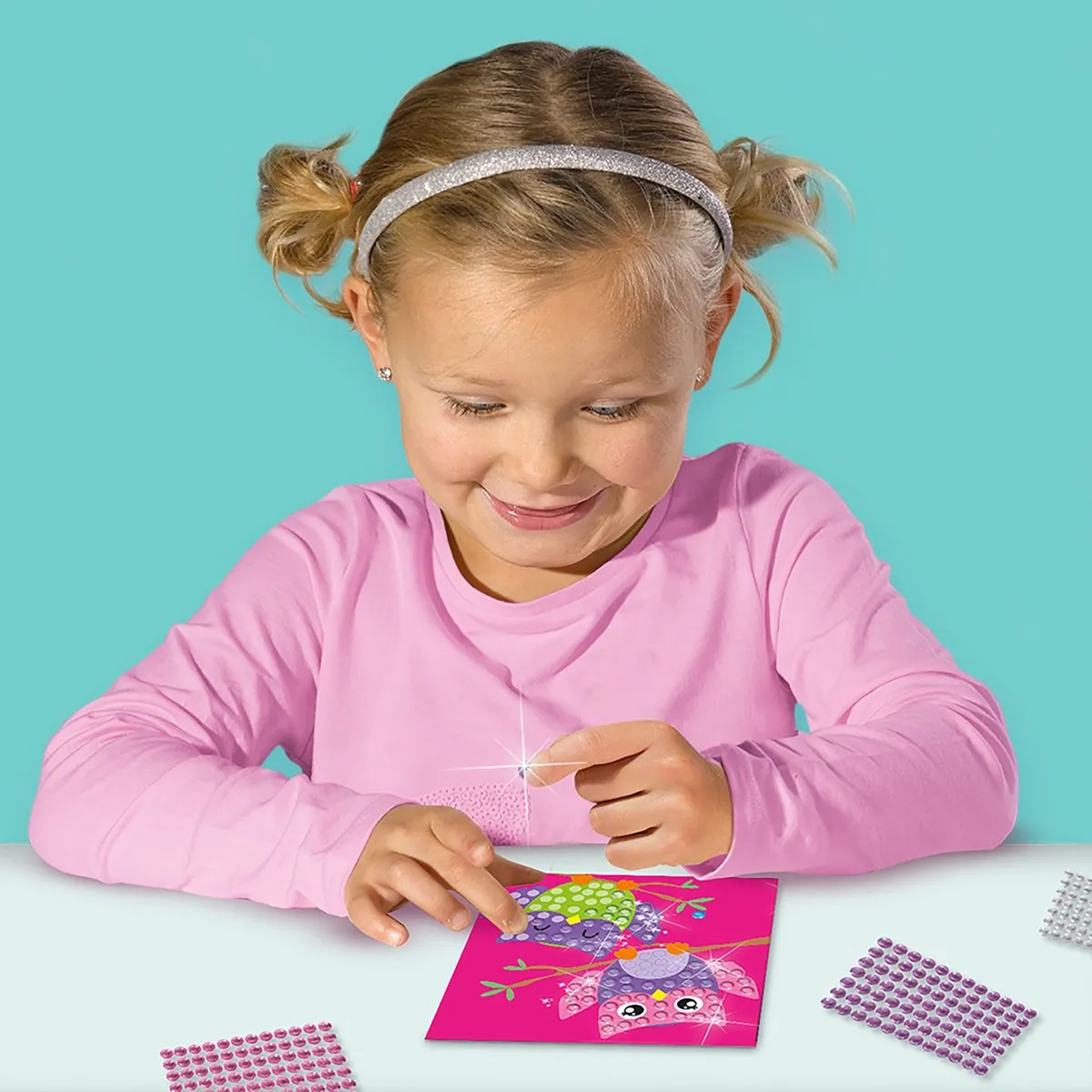 SES Creative Hobby Pink Diamond Painting - 1080 Stickers Original