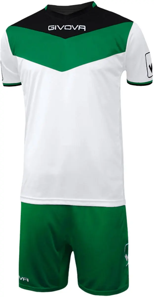 Givova Set Kit Campo Zwart-Groen