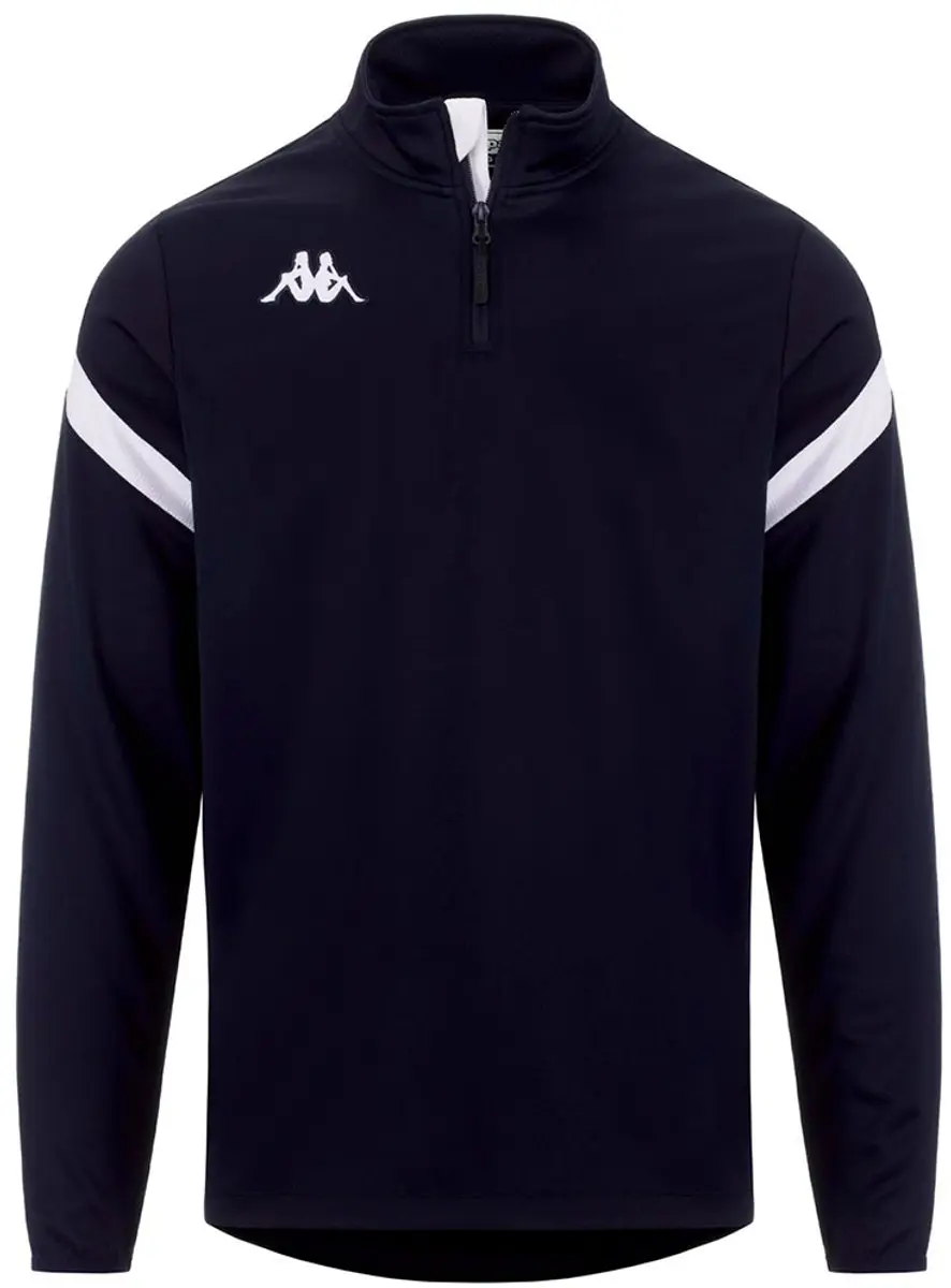Kappa Dolvole Sweatshirt Met Halve Rits Blauw L Man