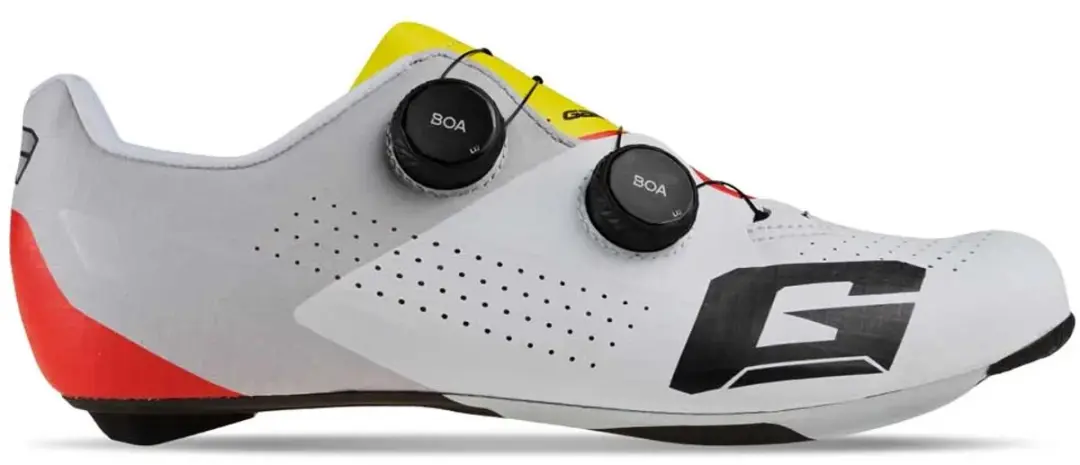 Gaerne G.jet Raceschoenen Wit/Rood/Geel