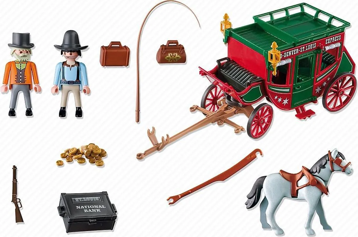 Playmobil Postkoets 4399 - Wit - afbeelding 6 van 6