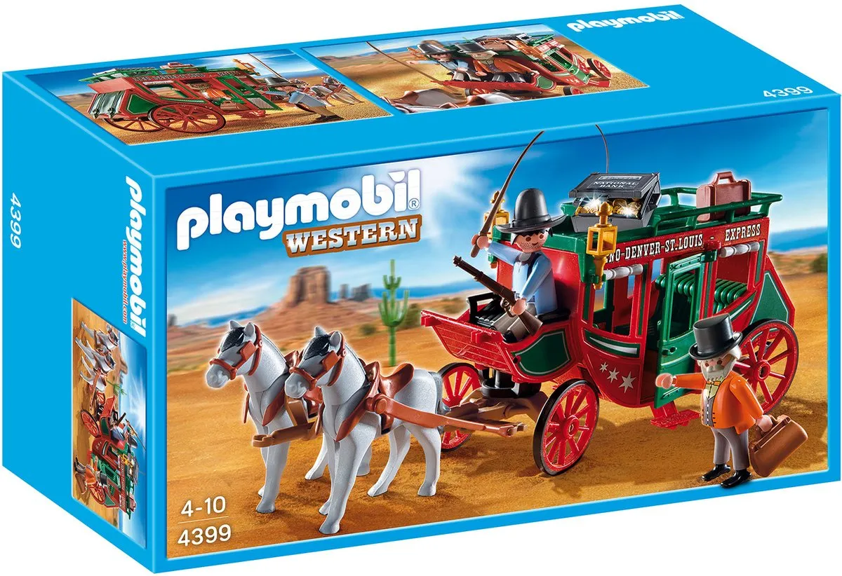 Playmobil Postkoets 4399 - Wit