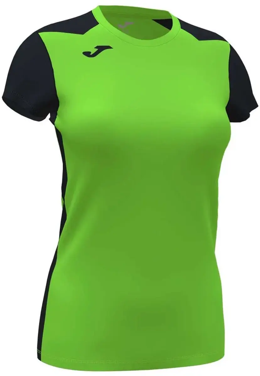 Joma Record II T-shirt - Groen/Zwart 2XL