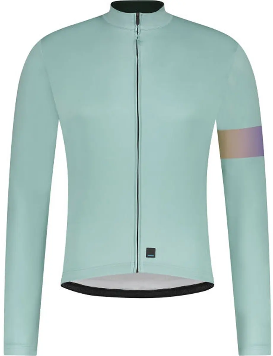 VERTEX Long Sleeves Jersey Printed, Transparent Blue