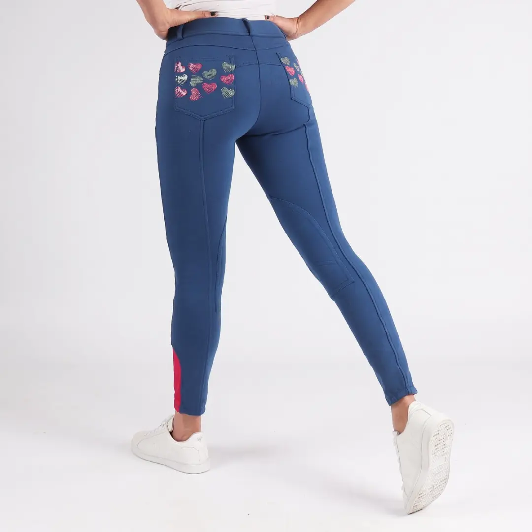 Epplejeck Sweetheart Kids Rijbroek Blauw