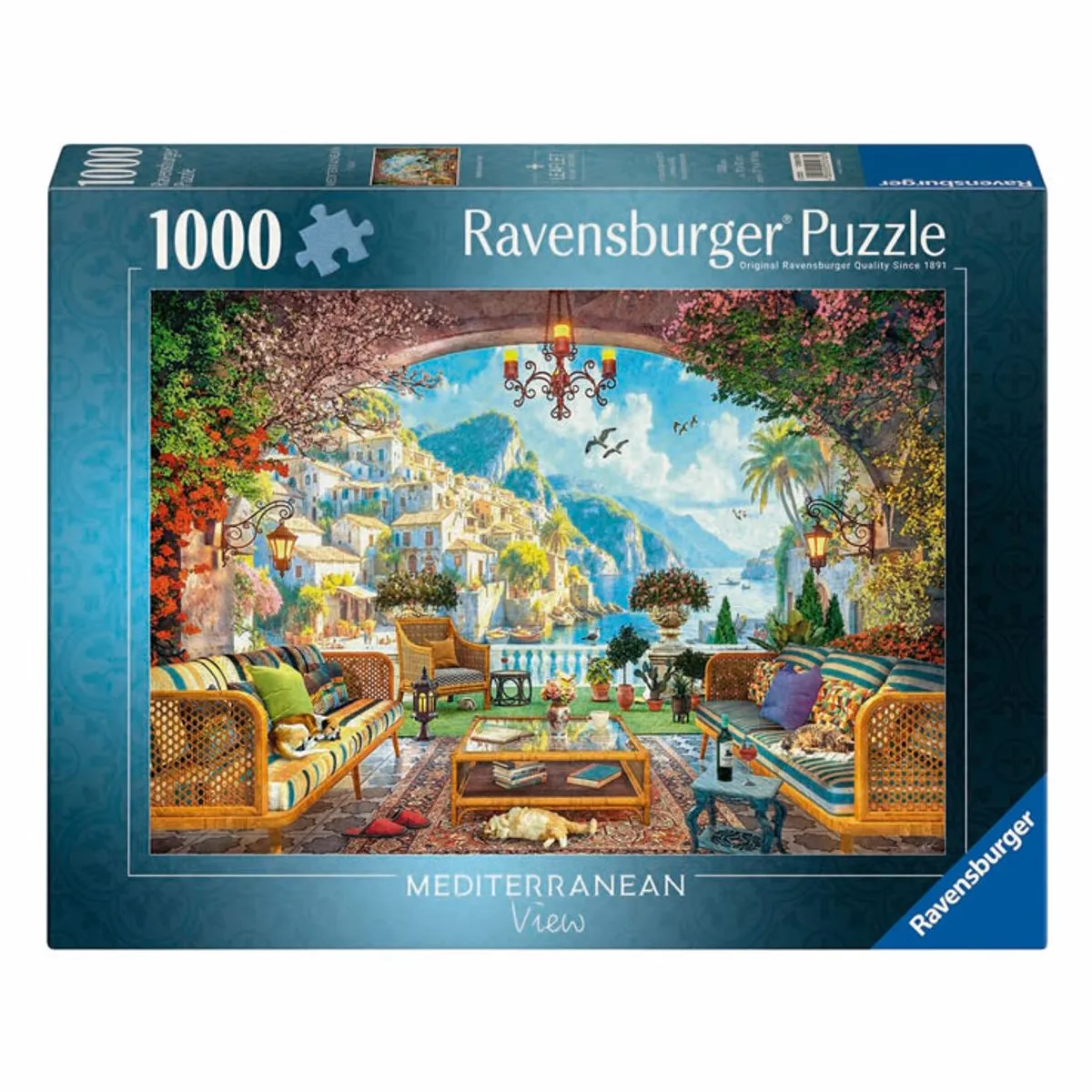 Ravensburger Mediterranean Terrace View Legpuzzel 1000 Stuks