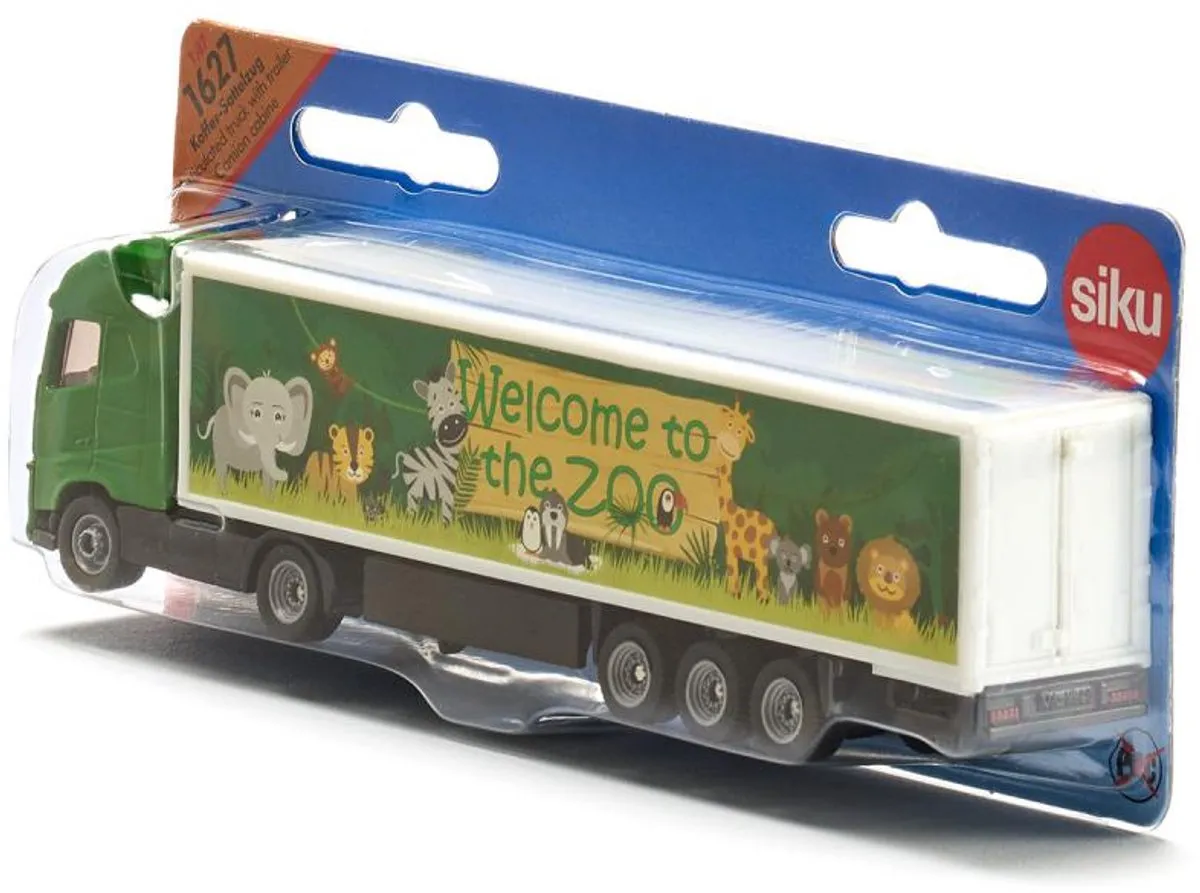 SIKU 1627 Vrachtwagen met trailer - Groen