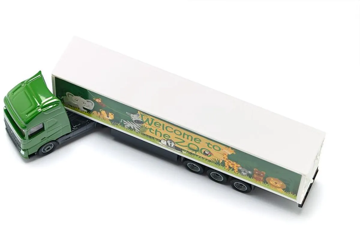 SIKU 1627 Vrachtwagen met trailer - Groen