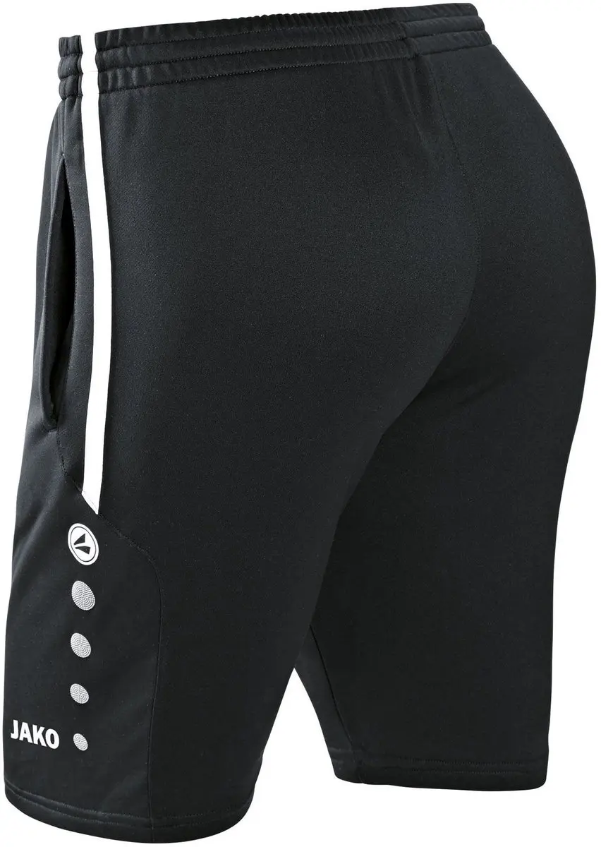 Jako Active Trainingsshort S - Zwart/Wit