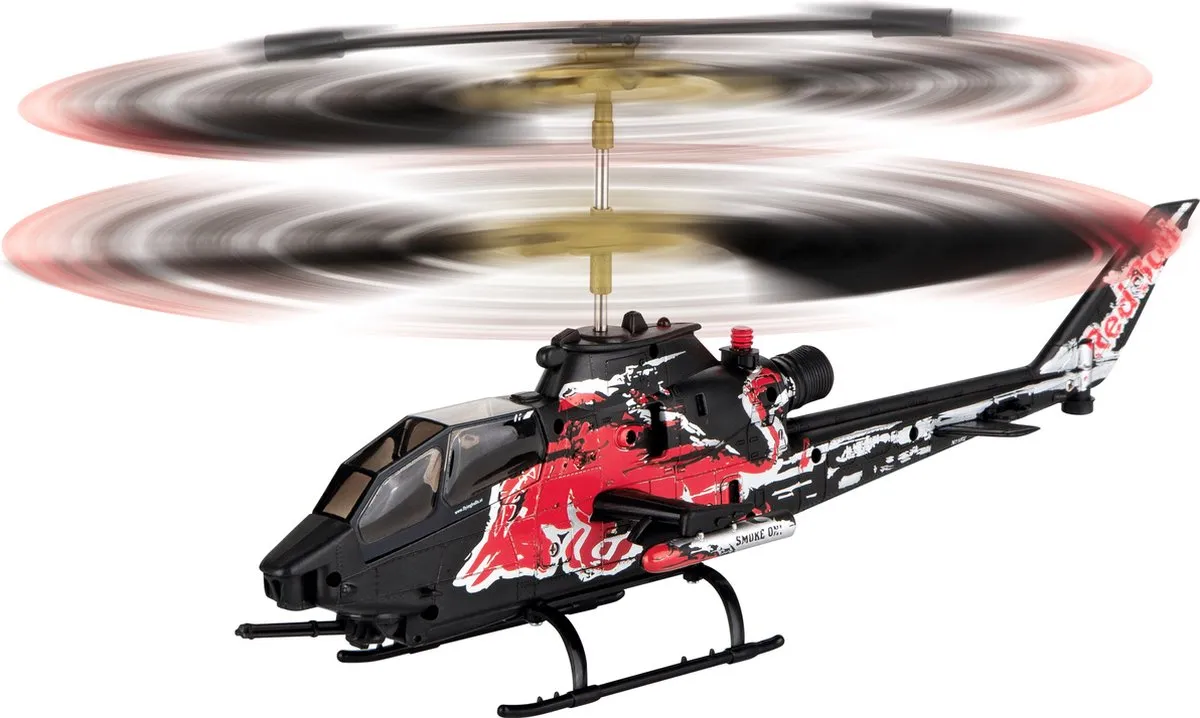 Carrera RC Red Bull Cobra TAH-1F Helikopter 2,4GHz - Rood