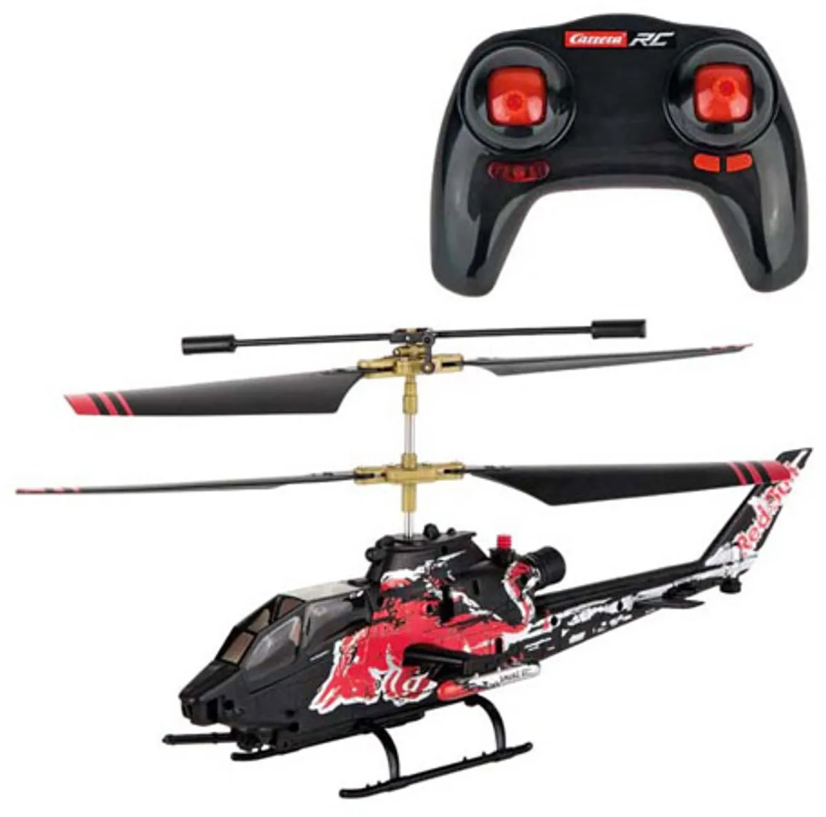 Carrera RC Red Bull Cobra TAH-1F Helikopter 2,4GHz - Rood
