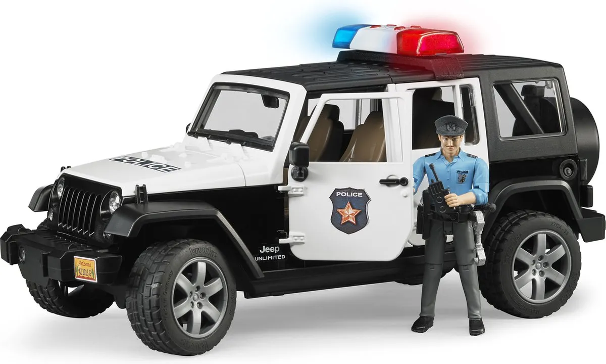 Bruder Jeep Wrangler Unlimited Rubicon Politieauto