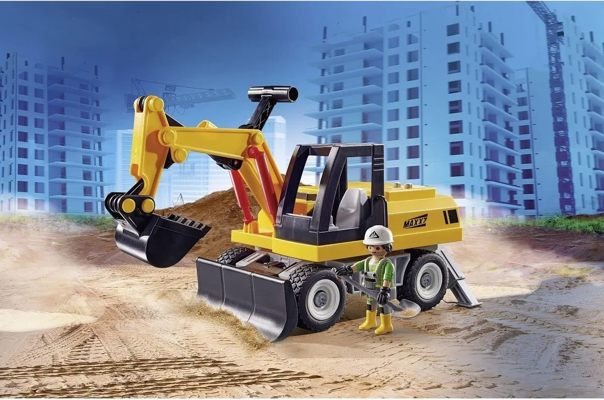 Playmobil City Action Graafmachine 71407 - Multicolor