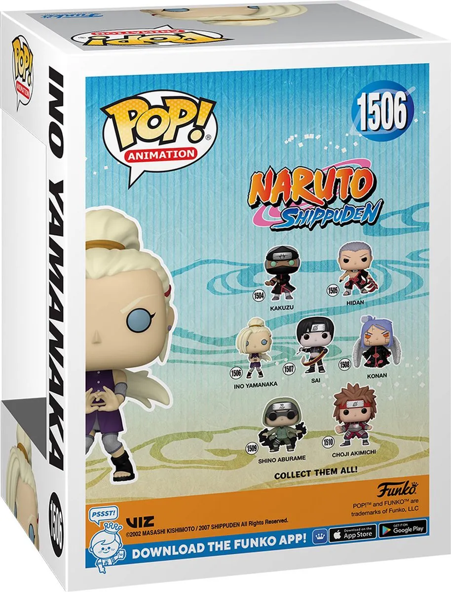 Funko Pop Animation Naruto Ino Yamanaka #1506 - Multi