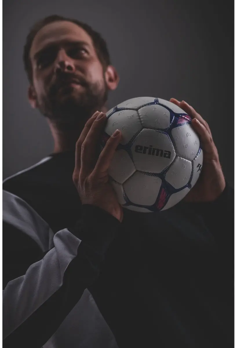 Erima Flash Elite Handbal - Maat 3 - Wit/Blauw