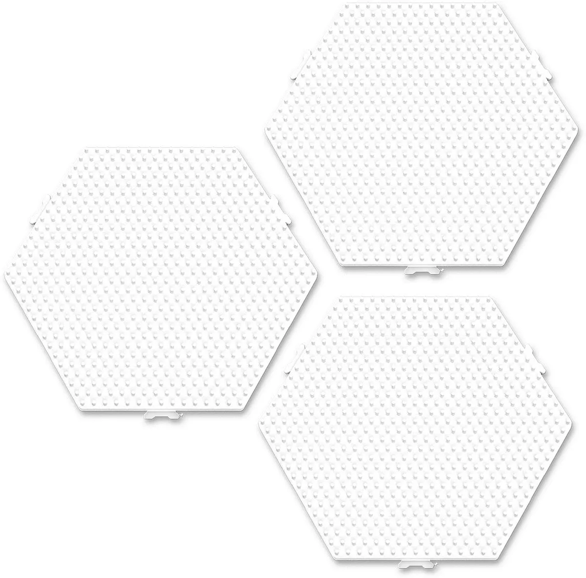 SES Creative Beedz Strijkkralen Grondplaten 3 Stuks - Hexagon