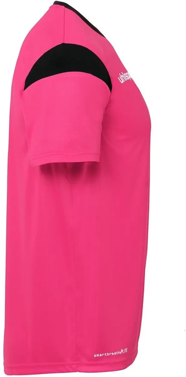 Uhlsport Squad 27 Shirt Korte Mouw Kinderen 164 - Roze/Zwart