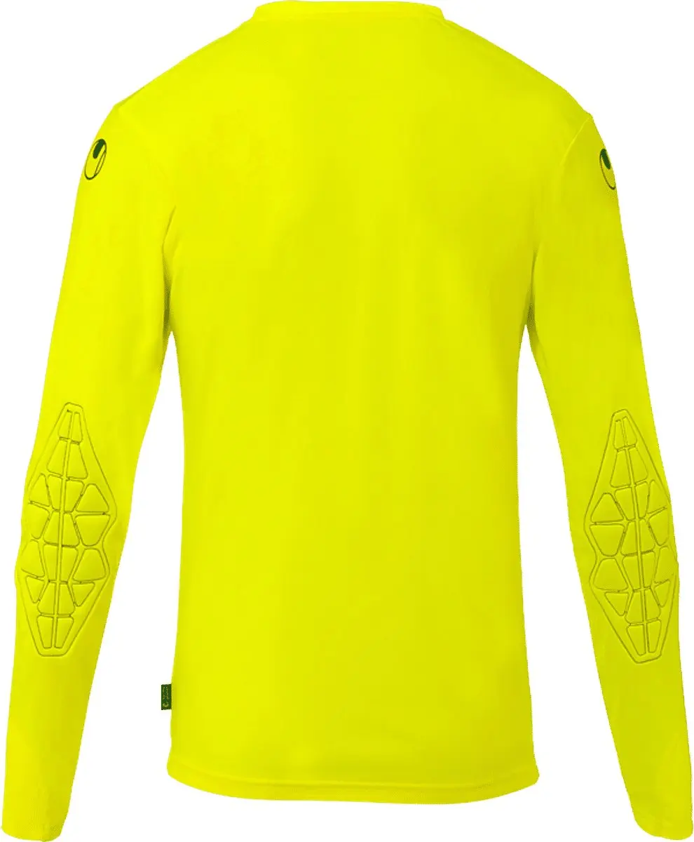 Uhlsport Prediction Keepershirt Heren - Fluogeel/Zwart - L