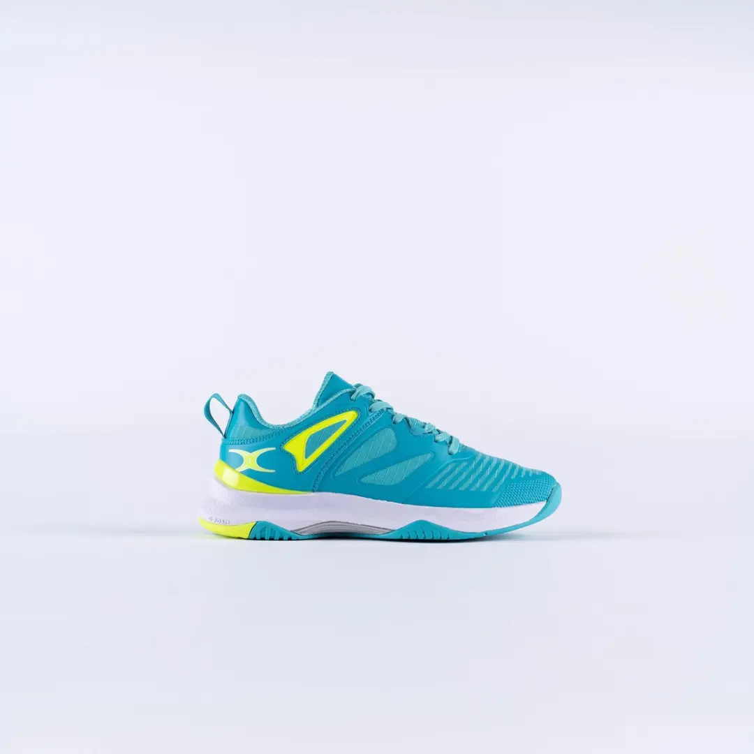 Gilbert Netball Aqua / Fluo Geel Sz 6