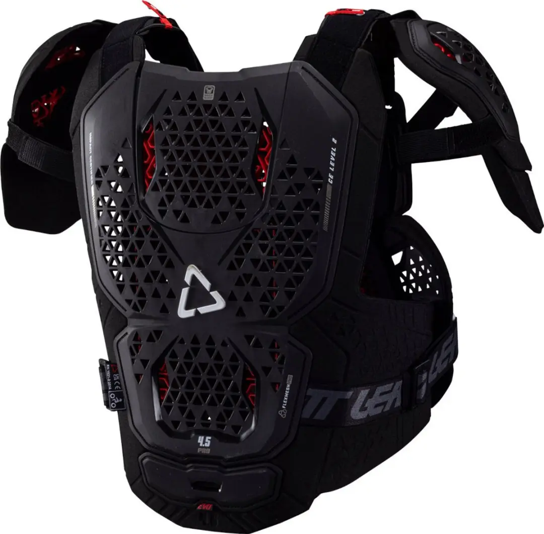 Leatt 4.5 Pro Evo Borstbeschermer L/XL - Zwart