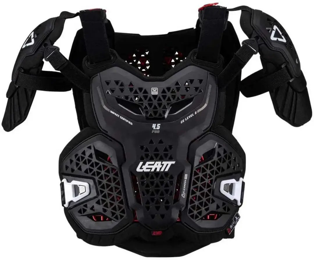 Leatt 4.5 Pro Evo Borstbeschermer L/XL - Zwart