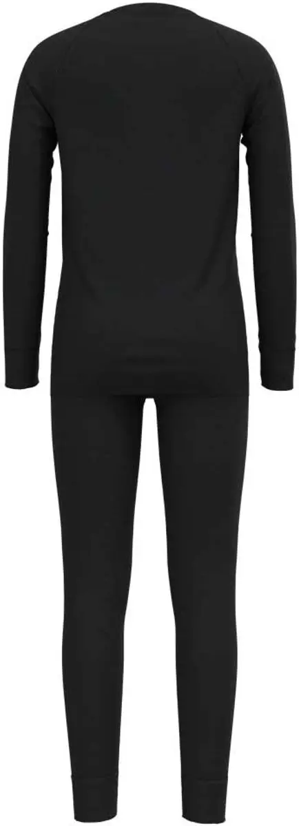 ODLO Set Merino 200 Lange Mouwen Basislaag - 6 Jaar - Zwart - afbeelding 2 van 4