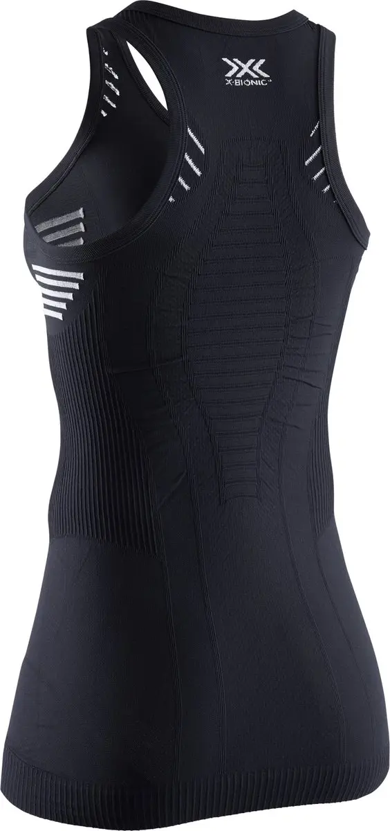 X-Bionic Invent 4.0 Mouwloos Sportshirt Dames Opal Black/Arctic White