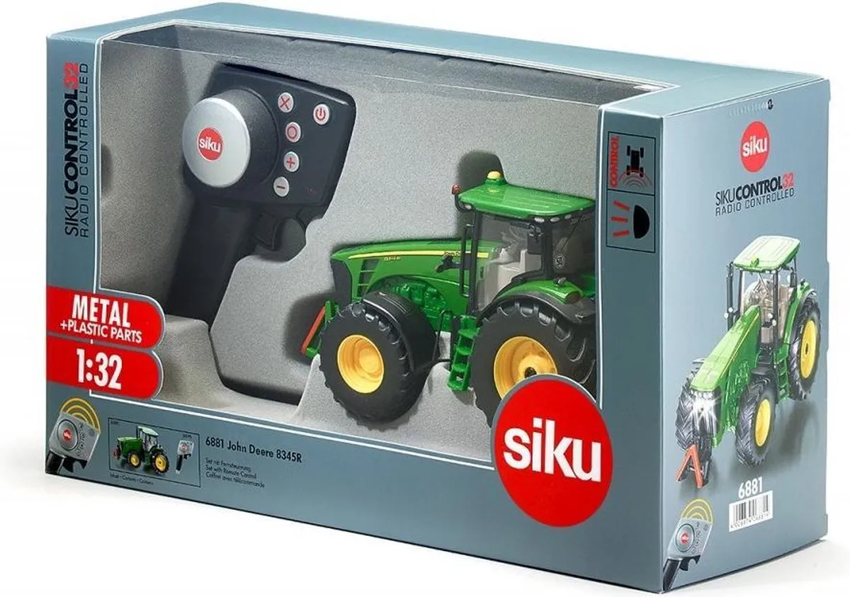 SIKU 6881 John Deere 8345R Tractor - 1:32 - Groen/Geel