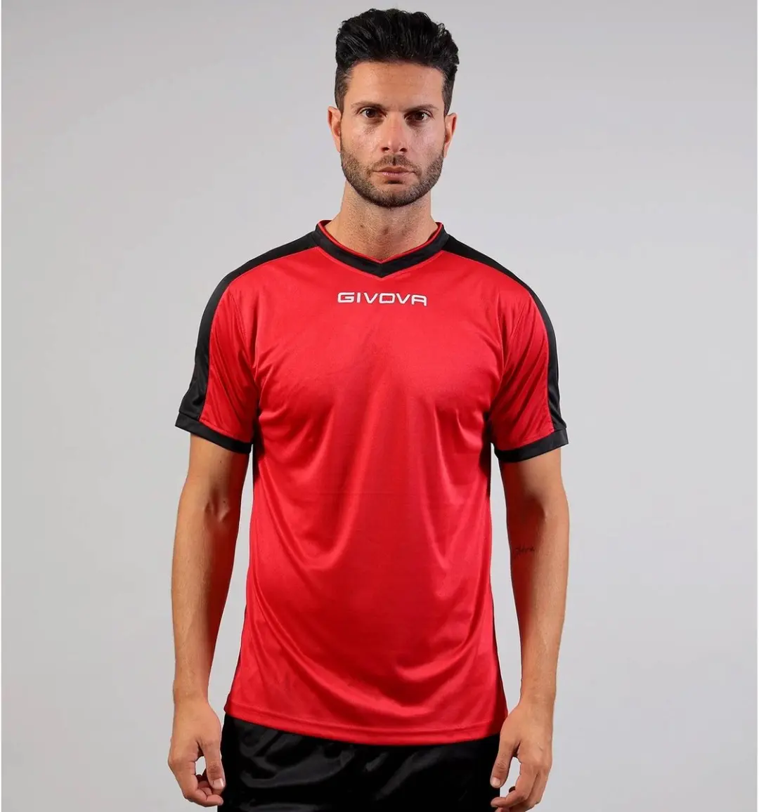 Givova Revolution T-shirt Rojo/Neger