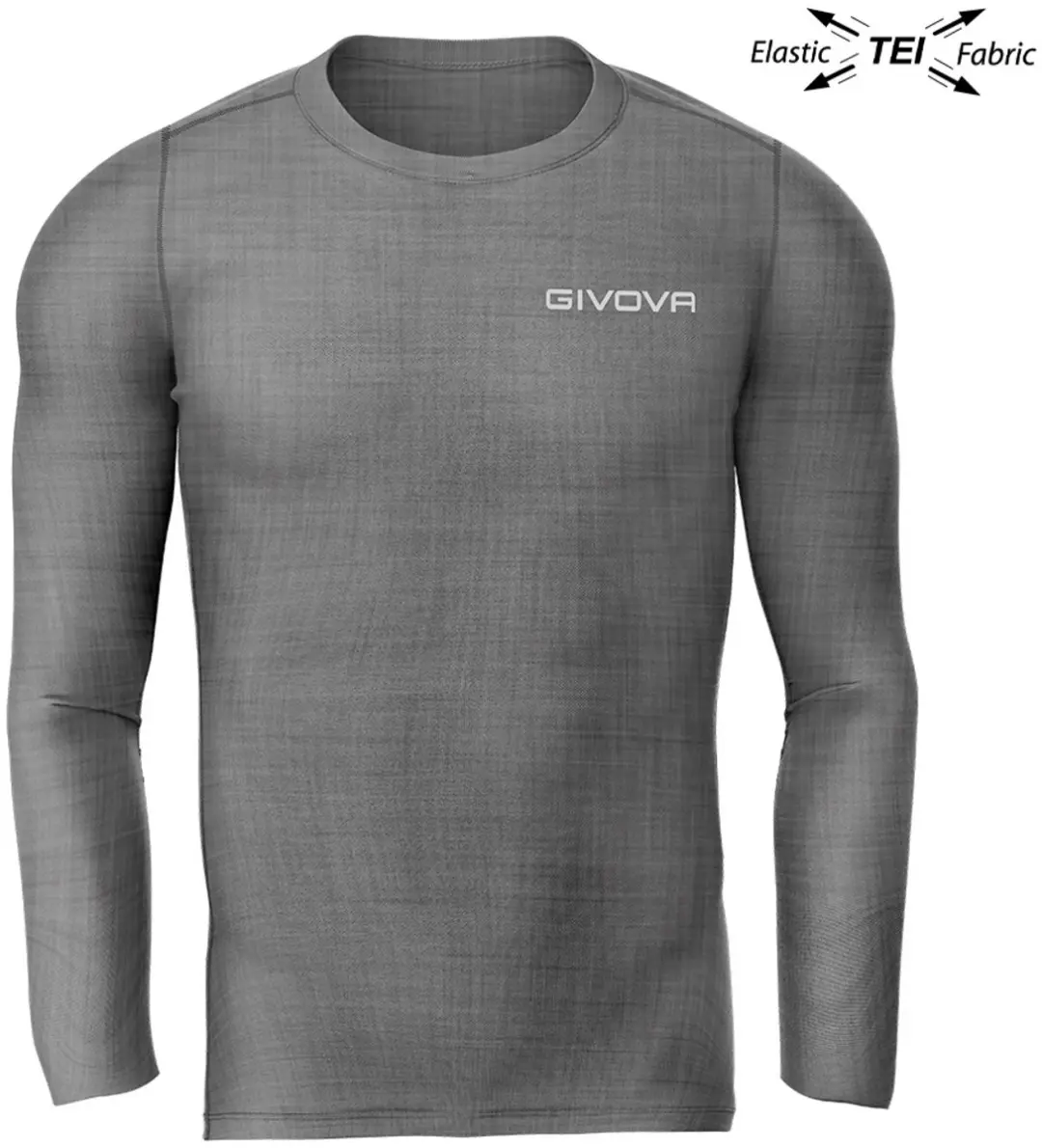 Functioneel T-shirt Givova Corpus 3 Maglia Elastica Grijs