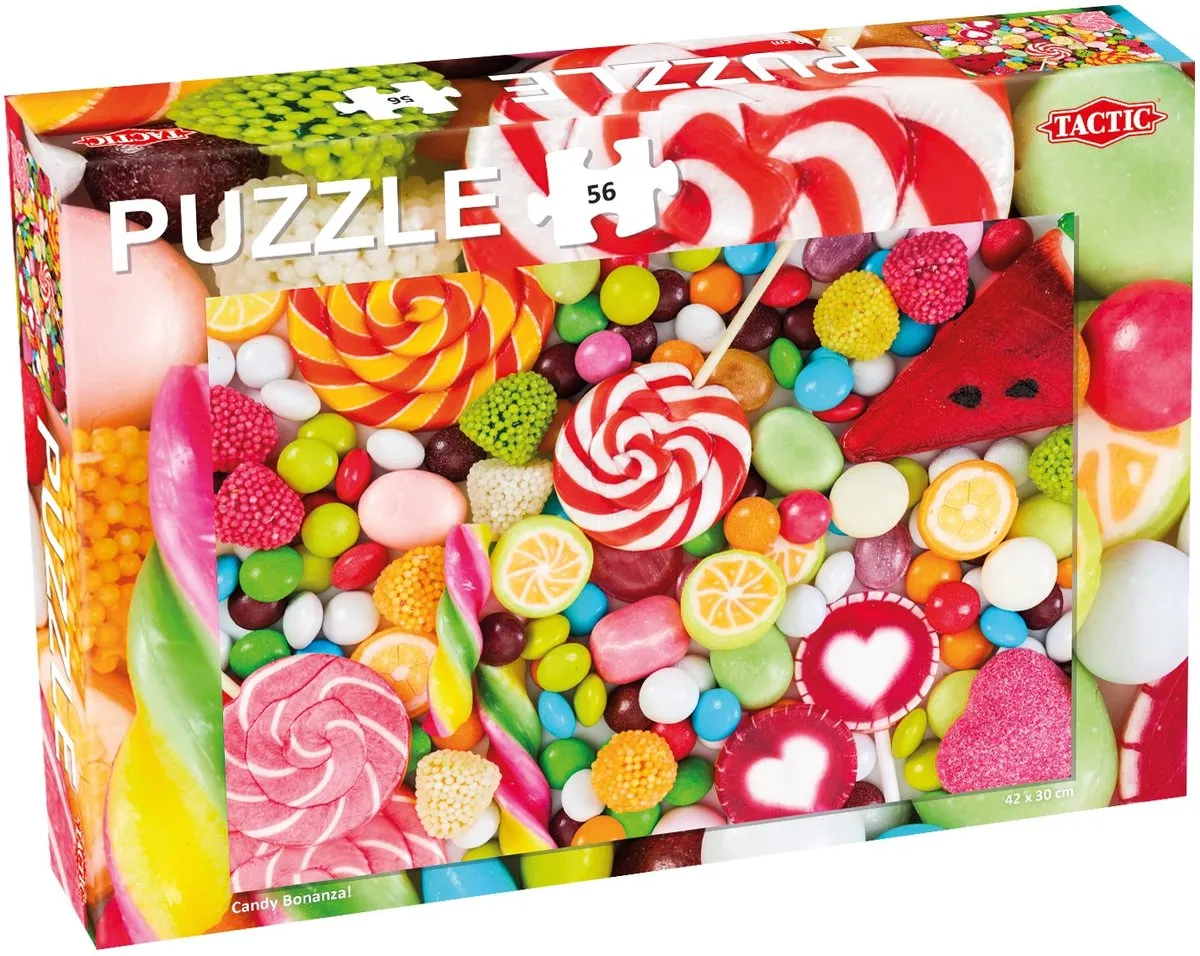 Tactic Candy Bonanza! Puzzel 56 Stuks