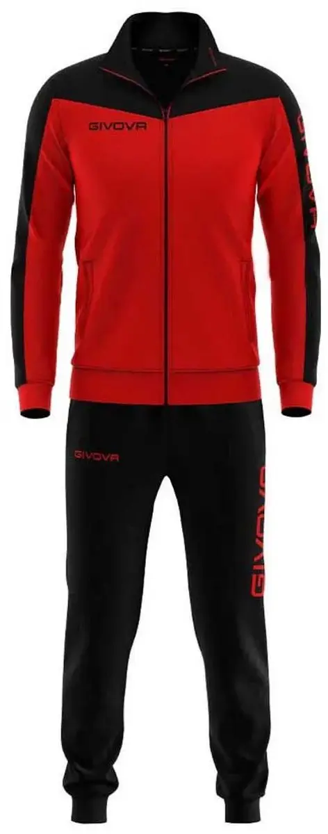 Givova Roma Trainingspak M - Rood/Blauw - afbeelding 5 van 5