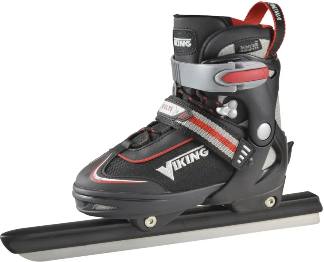 Viking Multi Verstelbare Kinderschaatsen 1010600 - Maat 36/40 - Zwart