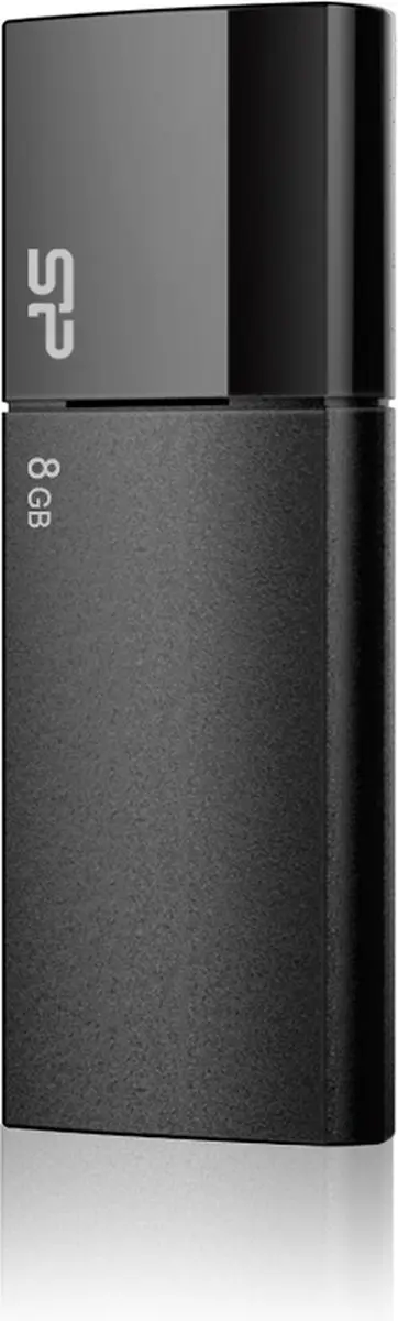 Silicon Power Ultima U05 USB-stick 8GB - Zwart - afbeelding 3 van 6