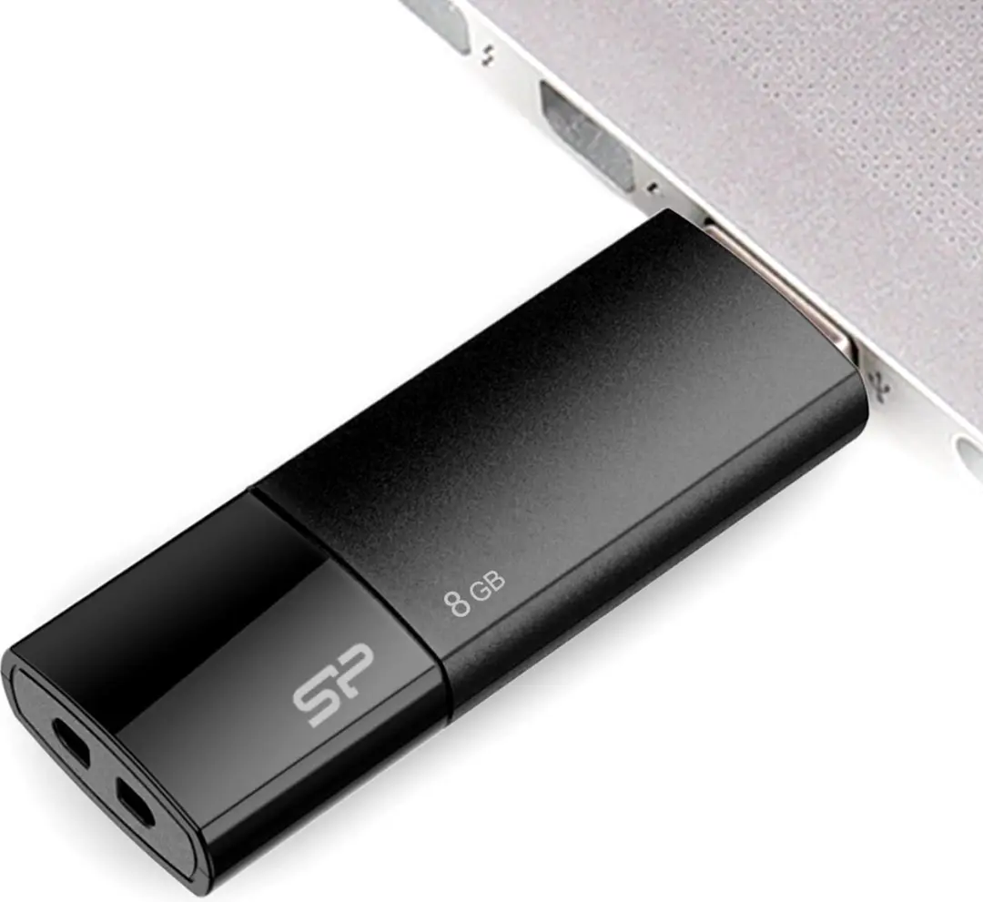 Silicon Power Ultima U05 USB-stick 8GB - Zwart - afbeelding 5 van 6
