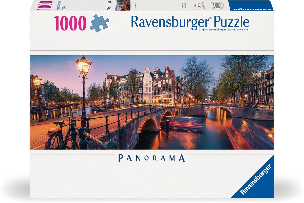 Ravensburger Amsterdam by Night Legpuzzel 1000 Stuks - 120004462