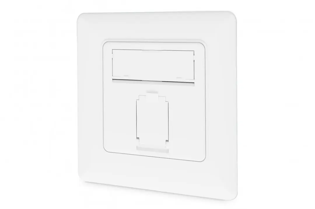 DIGITUS inbouwcontactdoos Cat. 6A, 1x RJ45, wit