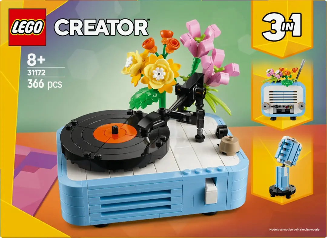 LEGO Creator 3in1 Platenspeler 31172 - 366 Stukken - Meerkleurig - afbeelding 6 van 6