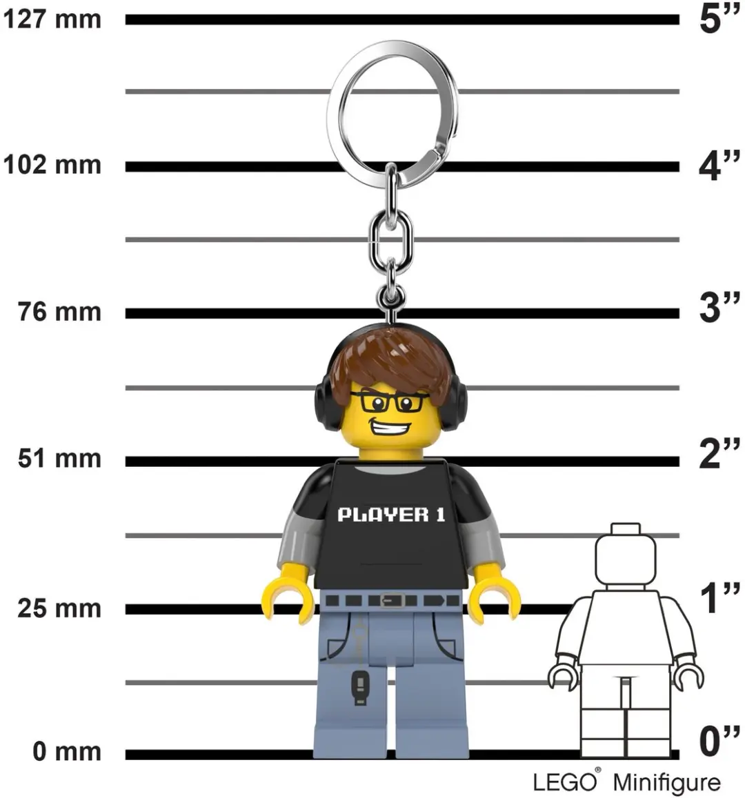 LEGO Video Gamer LED Sleutelhanger - Multi