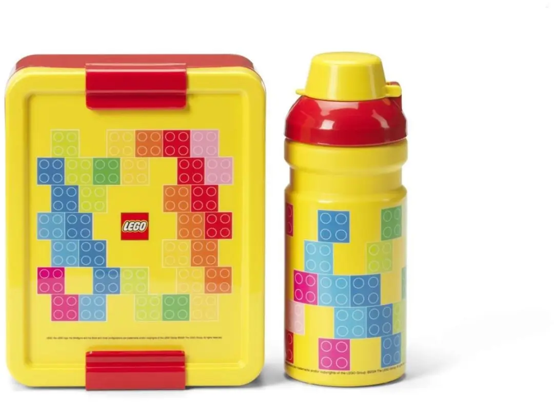 Lunchset Brick Pattern.
