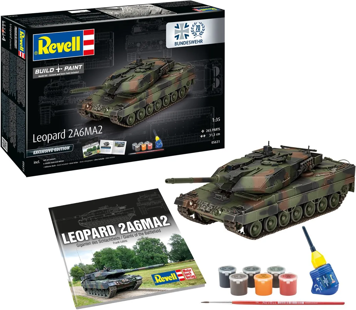 Revell 05631 Leopard 2 A6A2 Bundeswehr Modelbouwpakket 1:35
