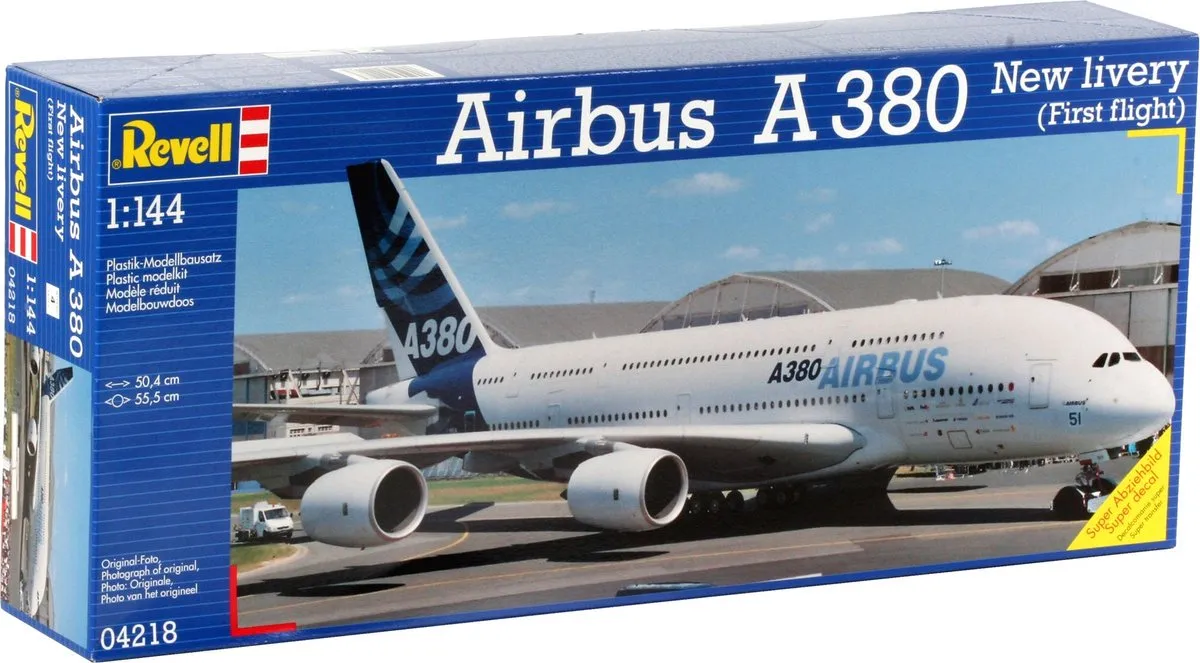 Revell 04218 Airbus A380 Modelbouwpakket - 1:144 - Multi