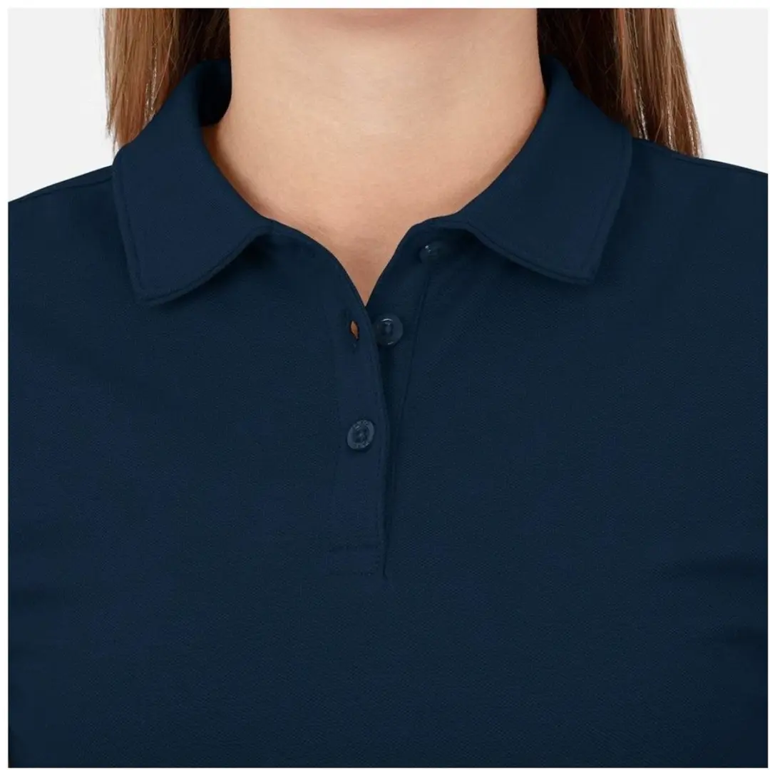 JAKO Organic Polo Stretch Dames 48 - Marine