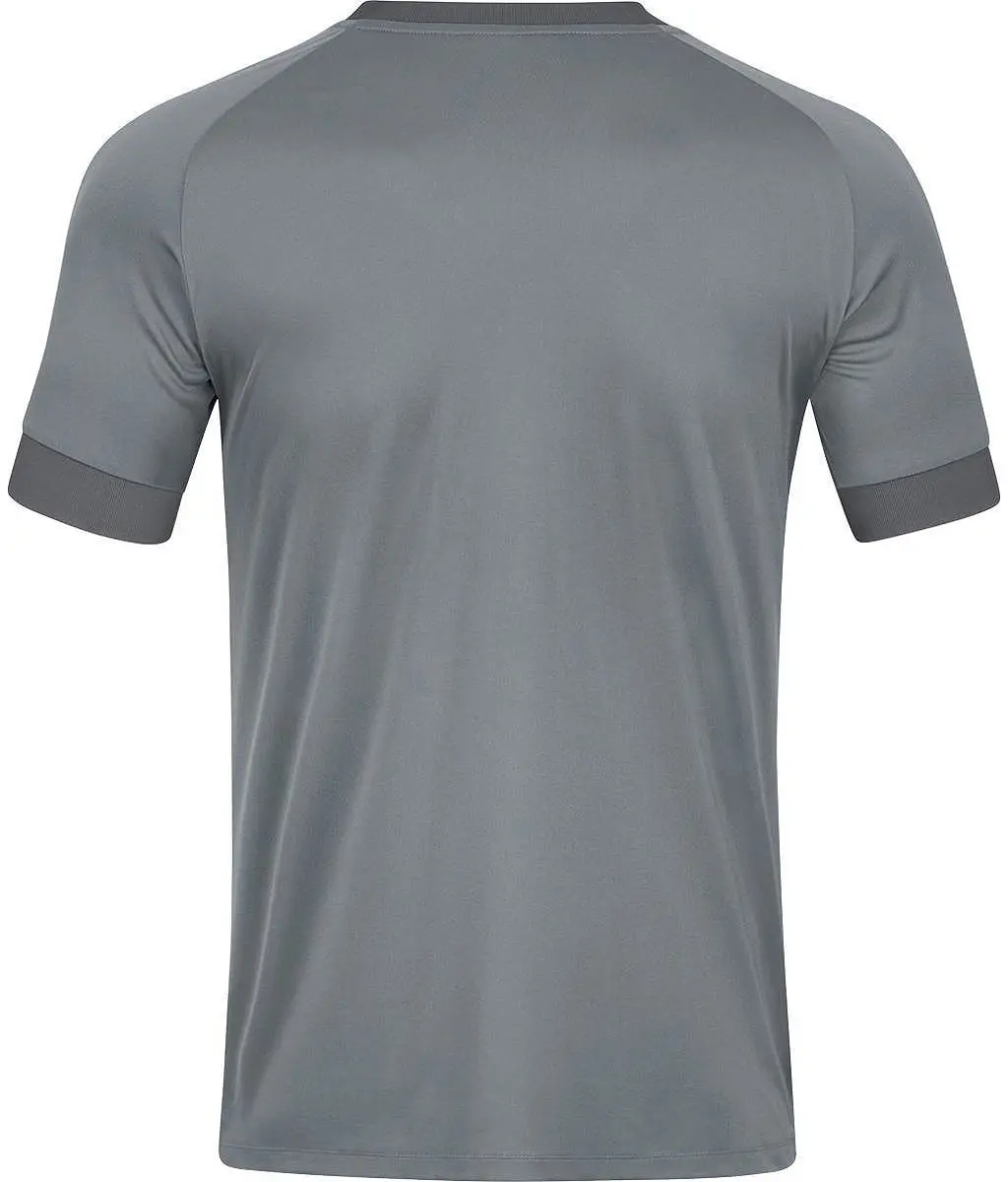 JAKO Pixel Shirt Korte Mouw Heren - Steengrijs S