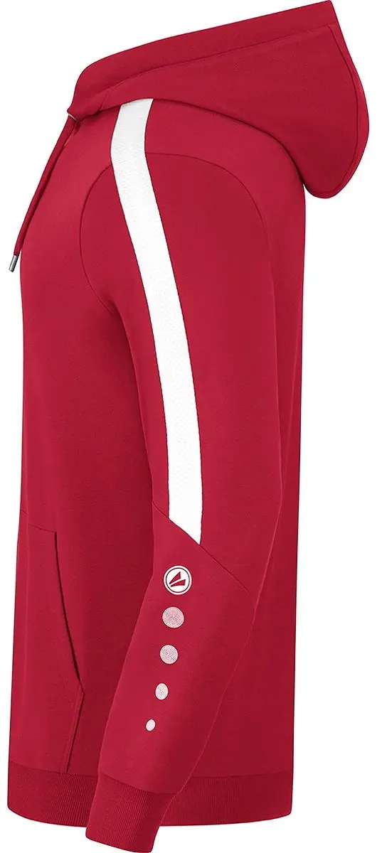 JAKO Power Sweater Met Kap Dames - Rood - Maat 36