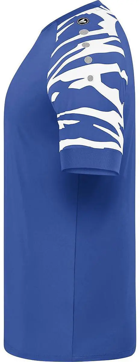 Jako Wild Shirt Heren Korte Mouw - Wit/Royal S