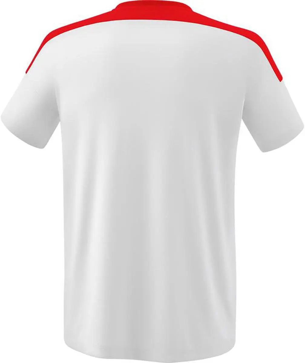 Erima Change T-Shirt Kinderen 128 - Zwart/Rood/Wit